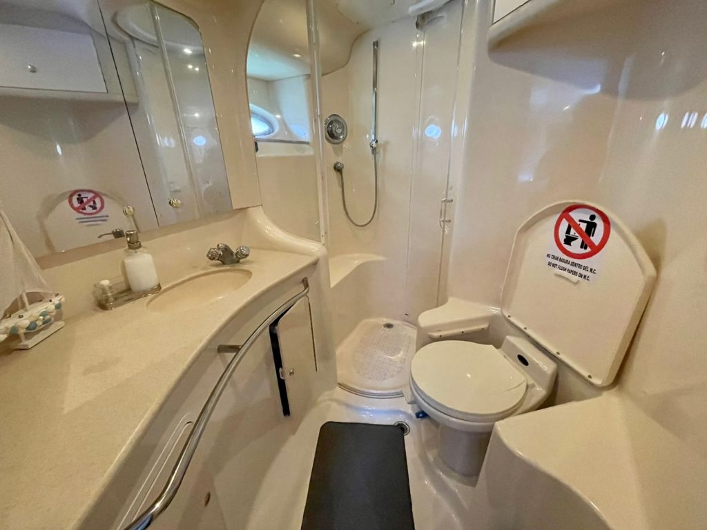 bathroom of the boat